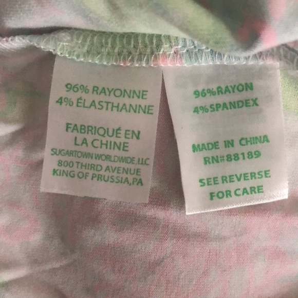 NWT Lilly Pulitzer Lana Skort Romper xxs - Picture 8 of 8